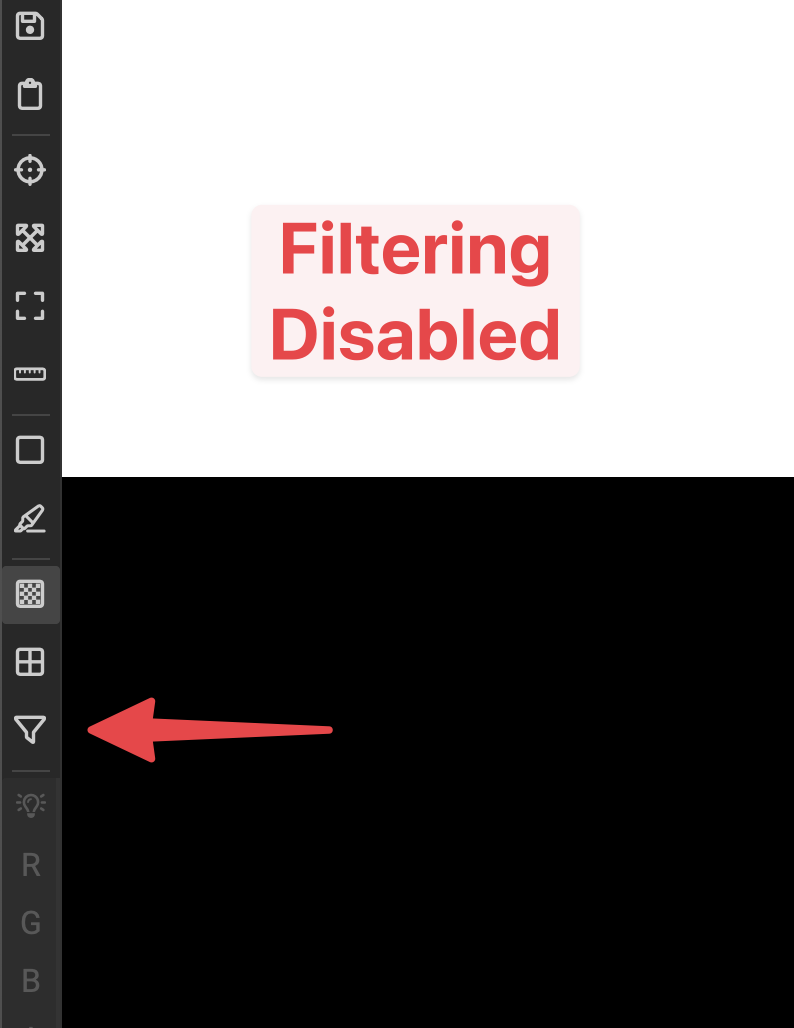 Filtering Disabled